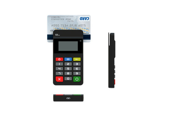 Visa-kaartlezer Handheld Pos-apparaten 60 mm EMV-certificaat met 2 PSAM-sleuf