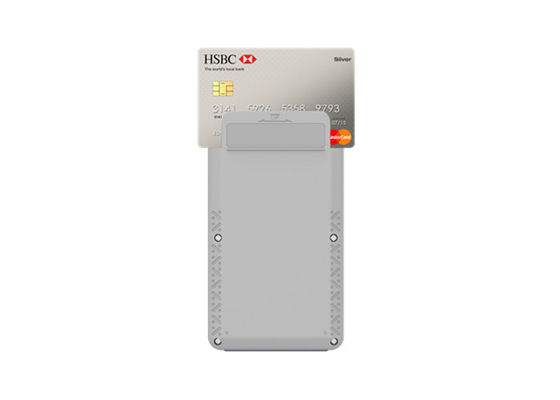 Beveiligde mobiele betaalkaart Bluetooth MPOS-terminal met EMV PCI-chip voor Linux-platform