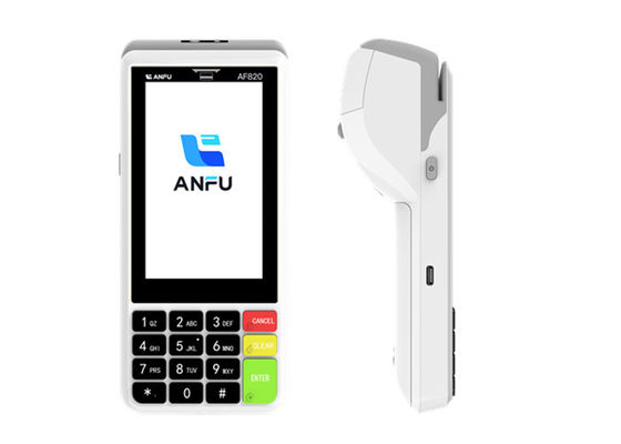 BT Wireless POS Terminal Scan 1D 2D QR Barcode Scanner Met NFC En 58mm Printer Alles in één