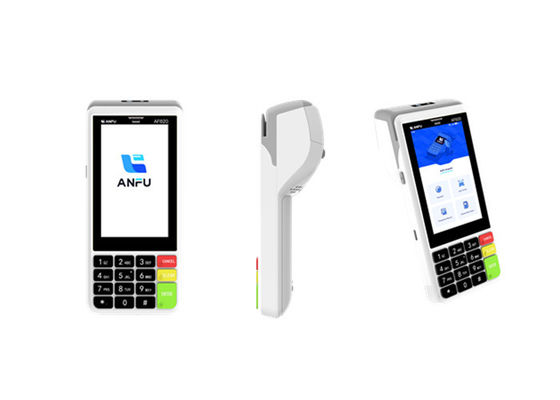 ANFU EMV gecertificeerd Android Mobile Smart Payment POS 4g Handheld Swiping card payment POS Terminals Met NFC Reader