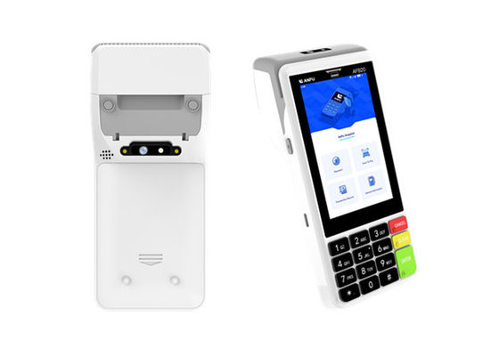4 inch IPS all in one machine nfc android pos apparaat 2G 3G 4G draadloos wifi pos terminal met 58mm printer