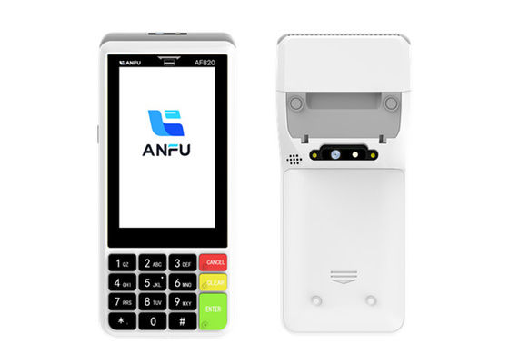 ANFU Smart POS Terminal Met Printer Touch Screen Pos Machine Handheld Pos Met NFC